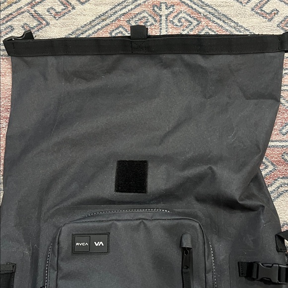 RVCA Charcoal Roll-Top Backpack - Picture 5 of 8